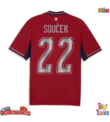 Czech Republic Tomas Soucek #22 Replica Home Stadium Shirt World Cup 2026 Short Sleeve
